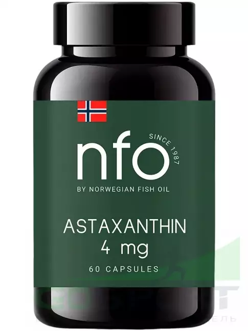Антиоксиданты NFO Astaxanthin 4 mg 60 капсул