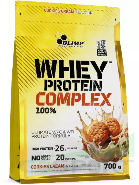 Комплексный протеин OLIMP WHEY PROTEIN COMPLEX 100% 700 г, Печенье - крем