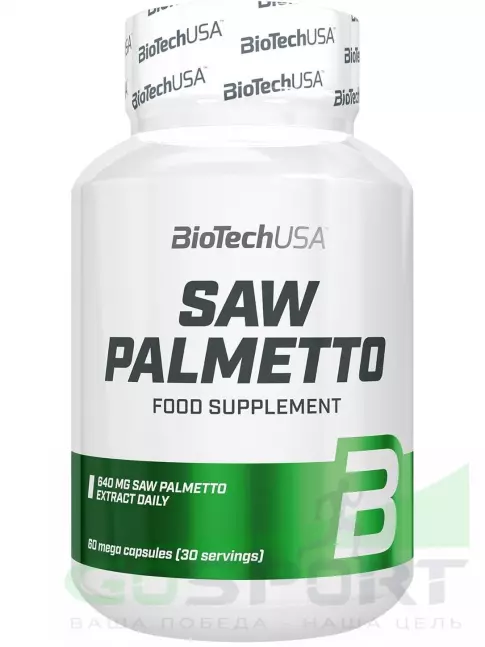 Экстракты BioTechUSA Saw Palmetto 640 mg 60 капсул