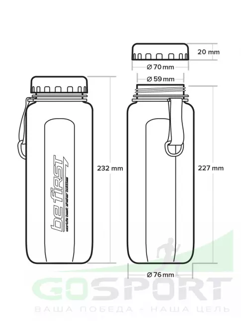  Be First BF16003 750 мл, Черный