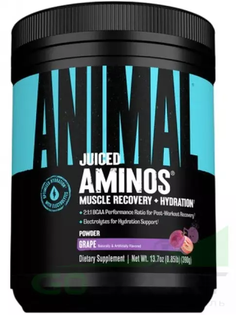 Аминокислоты UNIVERSAL NUTRITION Juiced Aminos 390 г, Виноград