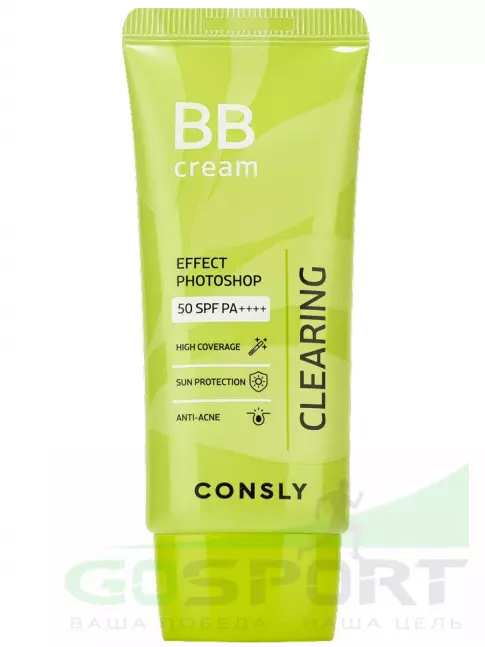 ИМПОРТ CONSLY PHOTOSHOP Tea tree + Witch hazel Clearing BB cream 50 мл ИМПОРТ CONSLY PHOTOSHOP Tea tree + Witch hazel Clearing BB cream 50 мл