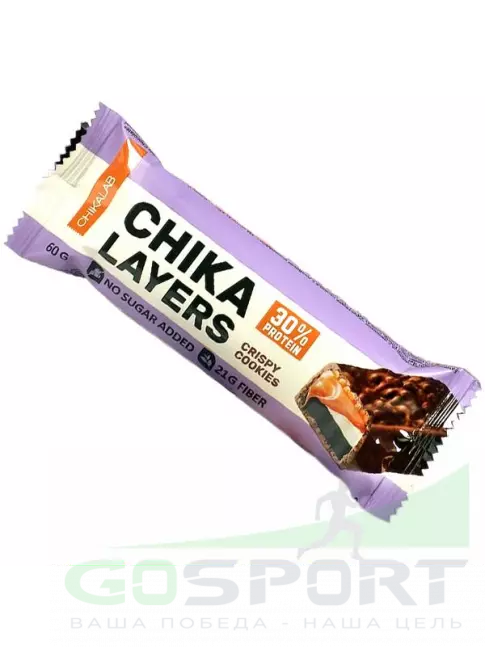 Протеиновый батончик Chikalab Chika Layers 4 х 60 г, Микс