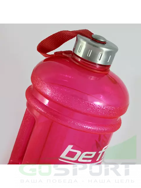 Бутылочки 1000 мл Be First Бутылка для воды 2200 мл (TS 220  прозрачная) 2200 мл, Красный