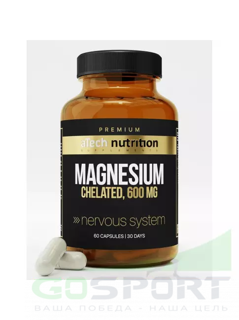  aTech Nutrition Magnesium Premium 60 капсул, Нейтральный