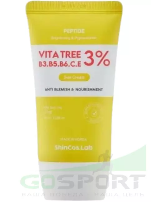 Солнцезащитные средства ShinCos.Lab Vita Tree 3% Sun Cream 75 мл Солнцезащитные средства ShinCos.Lab Vita Tree 3% Sun Cream 75 мл