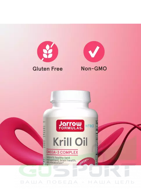  Jarrow Formulas Krill Oil 60 гелевых капсул