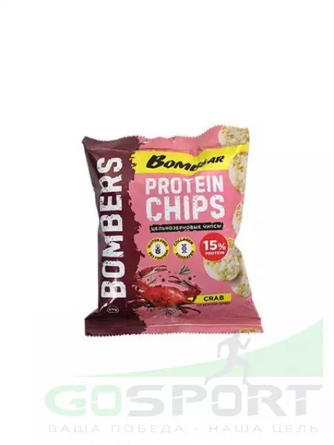 Чипсы BombBar Protein Chips 6 x 50 г, Краб