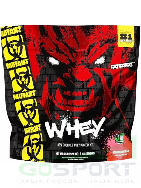  Mutant Whey 2270 г, Клубничный крем
