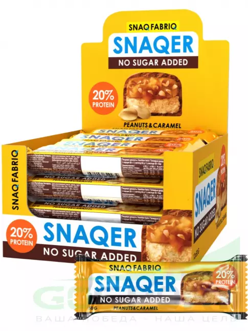 Заменитель питания SNAQ FABRIQ Snaqer 30 x 50 г, Арахис-карамель Заменитель питания SNAQ FABRIQ Snaqer 30 x 50 г, Арахис-карамель
