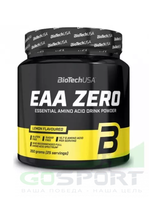 Аминокислоты BiotechUSA EAA Zero 350 г, Лимон Аминокислоты BiotechUSA EAA Zero 350 г, Лимон