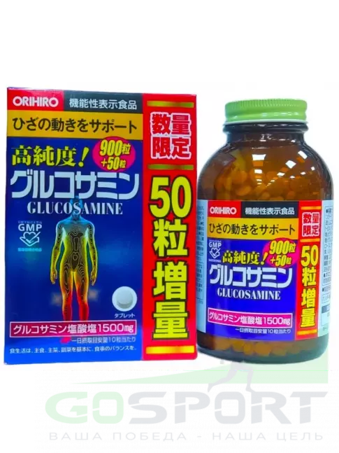 Глюкозамин хондроитин ORIHIRO Глюкозамин с хондроитином и витаминами 950 таблеток Глюкозамин хондроитин ORIHIRO Глюкозамин с хондроитином и витаминами 950 таблеток