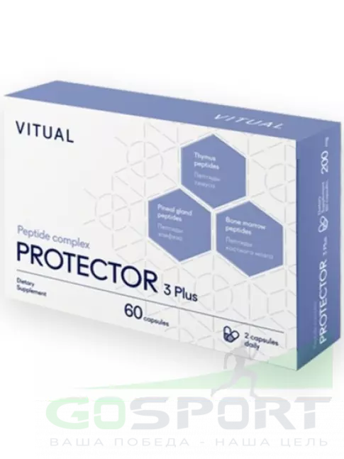  Vitual Laboratories Protector 3 Plus 60 капсул