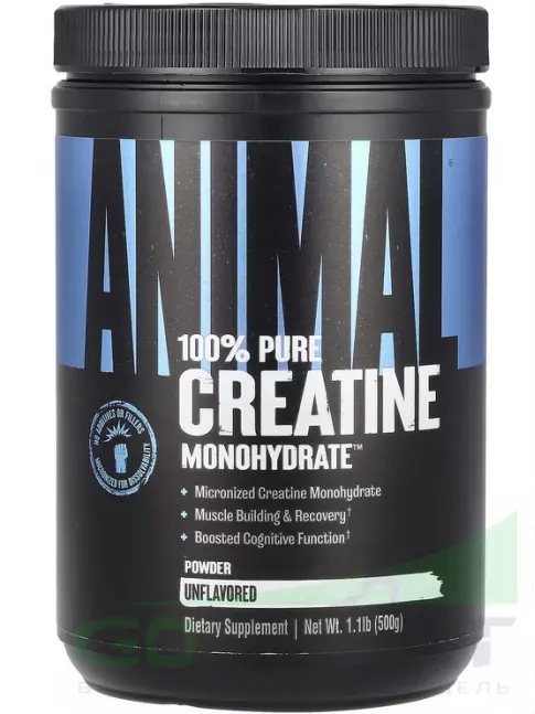 Креатин моногидрат UNIVERSAL NUTRITION Animal Creatine Powder 500 г Креатин моногидрат UNIVERSAL NUTRITION Animal Creatine Powder 500 г