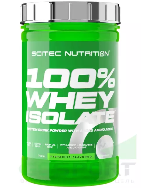 Изолят протеина Scitec Nutrition 100% Whey Isolate 700 г, Фисташка Изолят протеина Scitec Nutrition 100% Whey Isolate 700 г, Фисташка