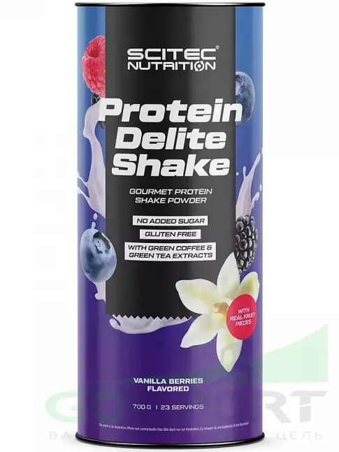 Комплексный протеин Scitec Nutrition Protein Delite Shake 700 г, Ванильные Ягоды
