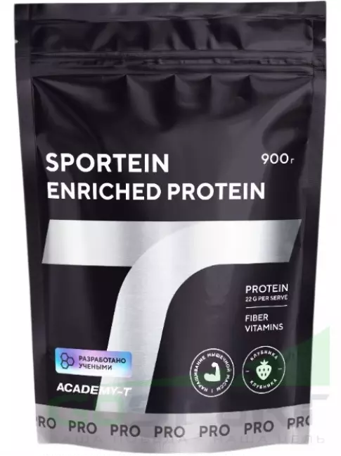 Сывороточный протеин Академия-Т Sportein Enriched Protein 900 г, Ваниль