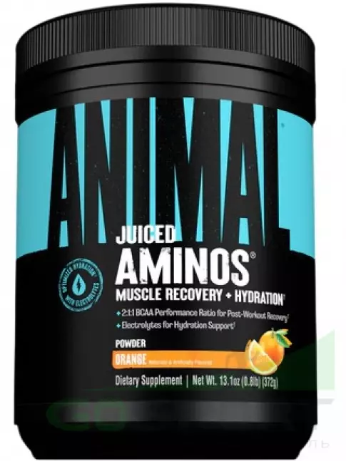Аминокислоты UNIVERSAL NUTRITION Juiced Aminos 372 г, Апельсин