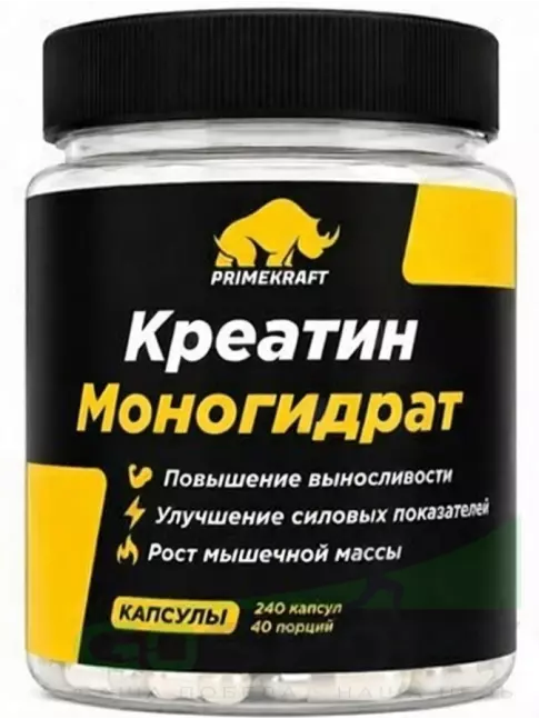 Креатин моногидрат PRIMEKRAFT Creatine Monohydrate 4350 mg 240 капсул