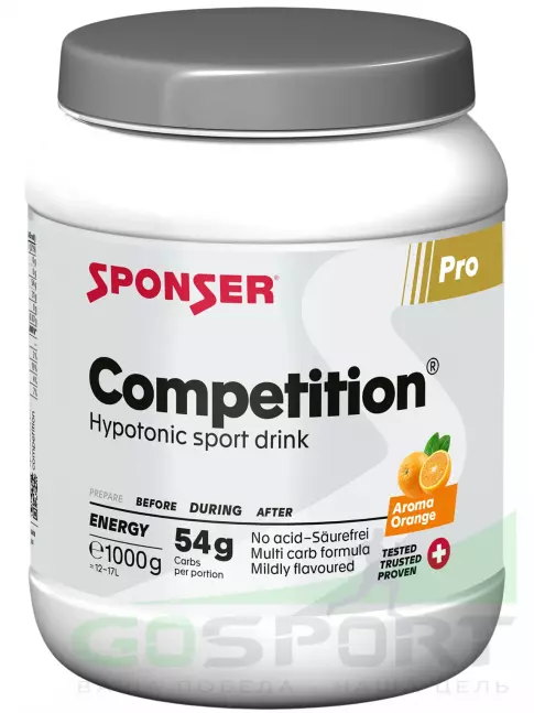 Изотоник SPONSER COMPETITION 1000 г, Апельсин