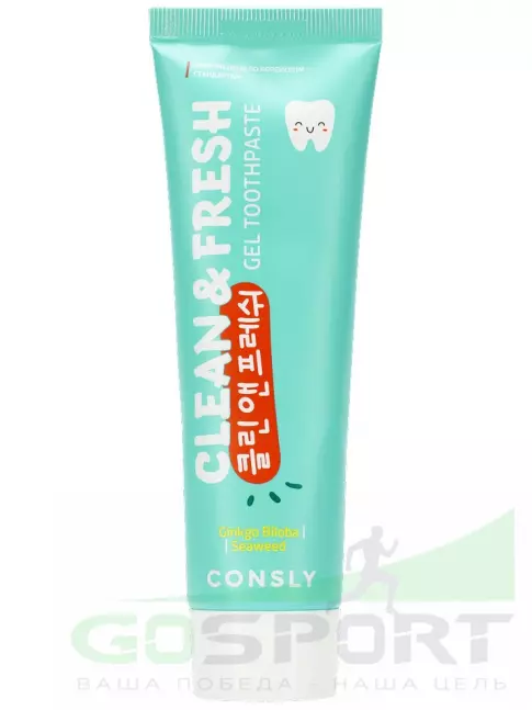 ИМПОРТ CONSLY Clean&Fresh Gingko Biloba & Seaweed Gel Toothpaste 105 г
