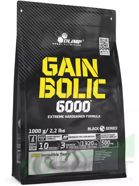 Гейнер OLIMP GAIN BOLIC 6000 1000 г, Ваниль Гейнер OLIMP GAIN BOLIC 6000 1000 г, Ваниль