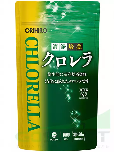 Для иммунитета ORIHIRO Хлорелла 1000 таблеток