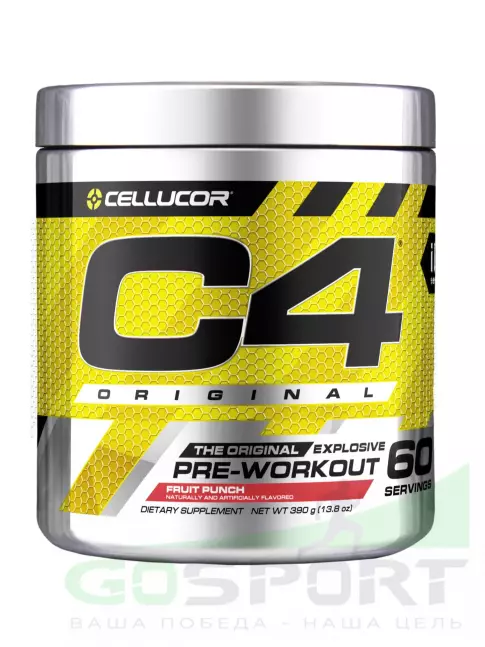 Предтреник Cellucor C4 Pre-Workout 390 г, Фруктовый пунш