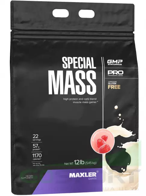 Гейнер MAXLER Special Mass Gainer 5450 г, Клубника