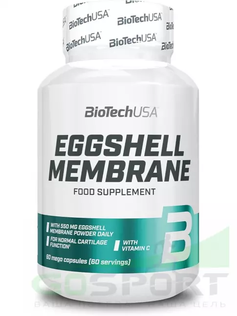 Комплекс хондропротекторов BioTechUSA EggShell membrane 550 mg 60 капсул