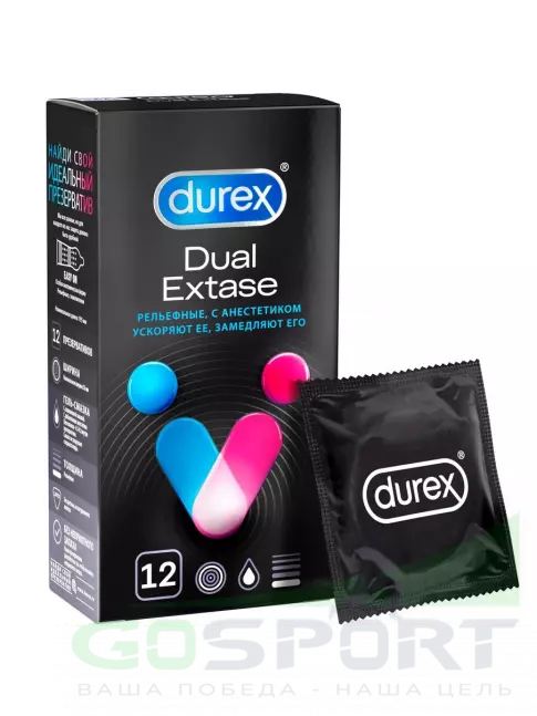  Durex Dual Extase 12 шт