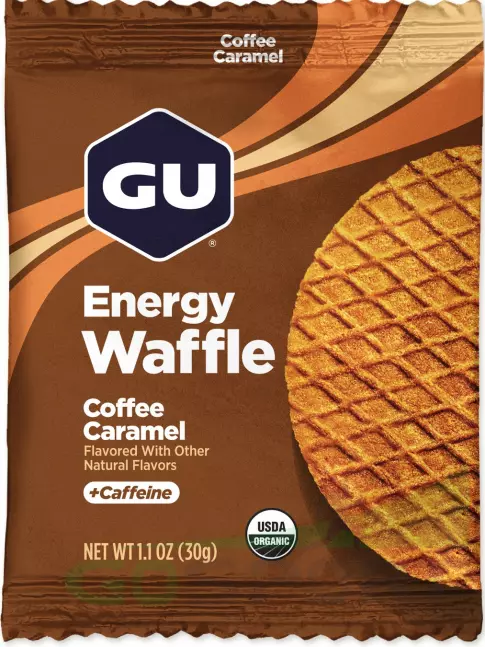 Энергетический батончик GU Energy Labs GU ENERGY STROOPWAFEL 20mg caffeine 32 г, Карамель-Кофе