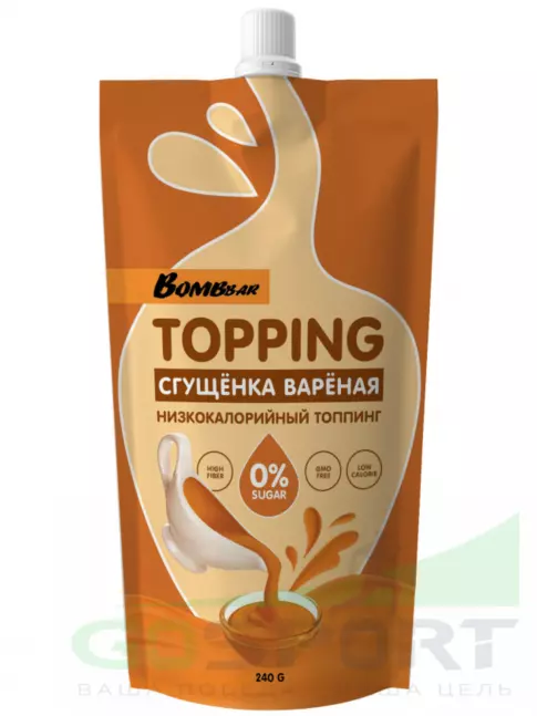 Диетический продукт BombBar Топпинг Bombbar 240 г, Вареная сгущенка