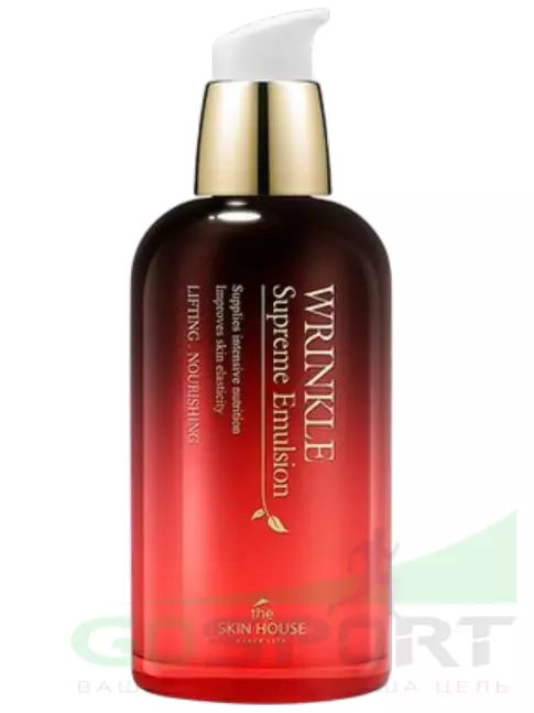Эмульсии THE SKIN HOUSE Wrinkle Supreme Emulsion 130 мл Эмульсии THE SKIN HOUSE Wrinkle Supreme Emulsion 130 мл