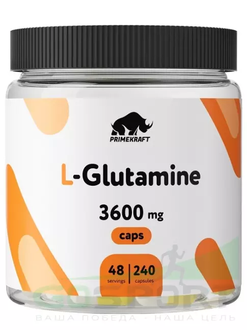 L-Глютамин PRIMEKRAFT L-Glutamine 3600 mg 240 капсул