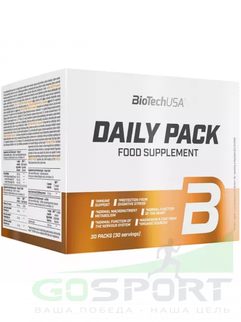Основные минералы BioTechUSA Daily Pack 30 пакетиков Основные минералы BioTechUSA Daily Pack 30 пакетиков