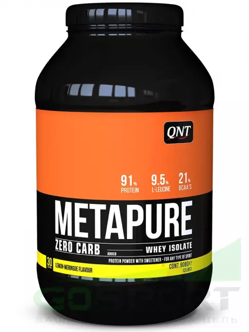  QNT METAPURE ZERO CARB 908 г, Лимон - Меренга