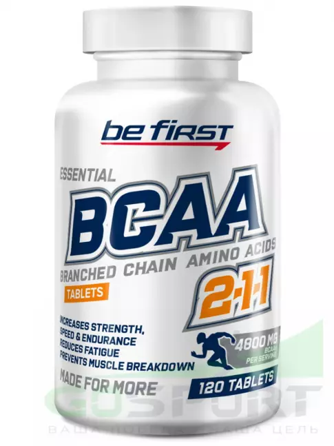 БСАА Be First BCAA Tablets  2:1:1 120 таблеток