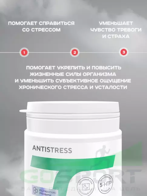 Витаминный комплекс АКАДЕМИЯ-Т ANTISTRESS 60 капсул, Нейтральный