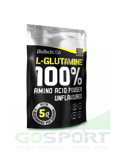 L-Глютамин BioTechUSA 100% L-Glutamine 1000 г L-Глютамин BioTechUSA 100% L-Glutamine 1000 г