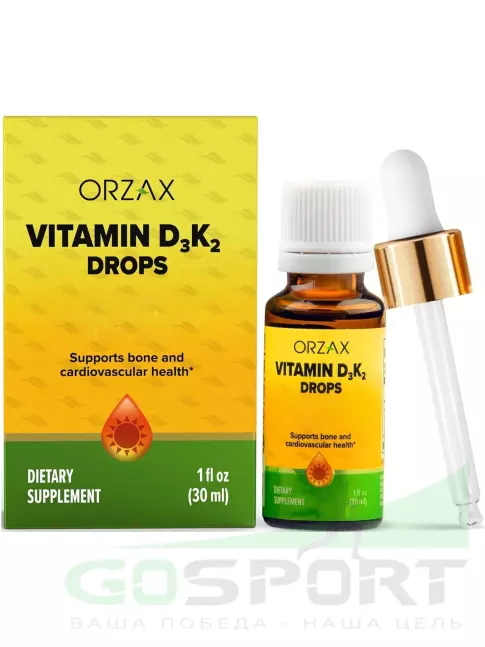 Витамин D Orzax D3-K2 Drop 30 мл