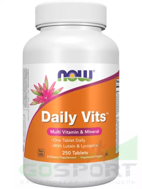 Витаминный комплекс NOW Foods Daily Vits 250 таблеток