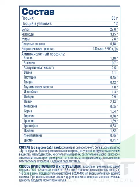 Сывороточный протеин Be First First Whey protein (сывороточный протеин) 900 г, Бабл гам