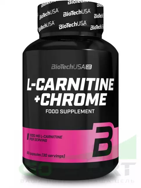 BioTechUSA L-Carnitine + Chrome 60 капсул BioTechUSA L-Carnitine + Chrome 60 капсул