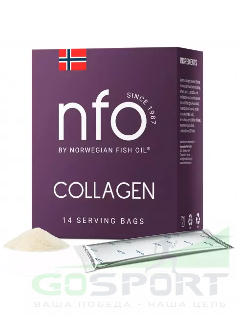 Коллаген морской NFO Collagen 5000 mg 14 саше, Цитрусовый микс