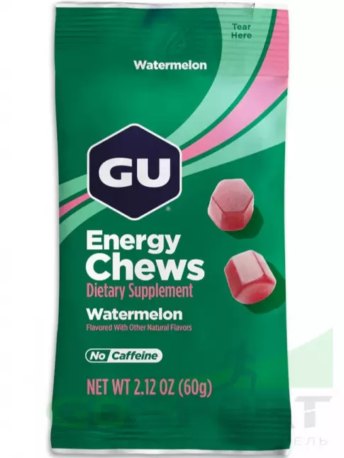  GU ENERGY Мармеладки GU Energy Chews 9 x 60 г, Арбуз