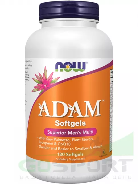  NOW Foods Adam 180 гелевых капсул