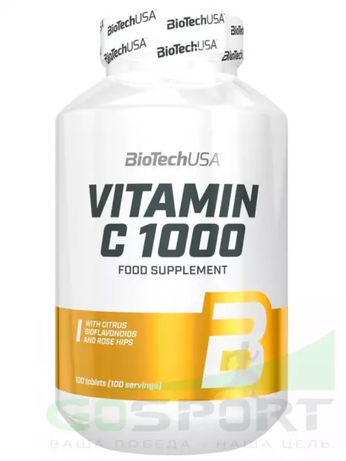 Витамин C BioTechUSA Vitamin C 1000 mg 100 таблеток