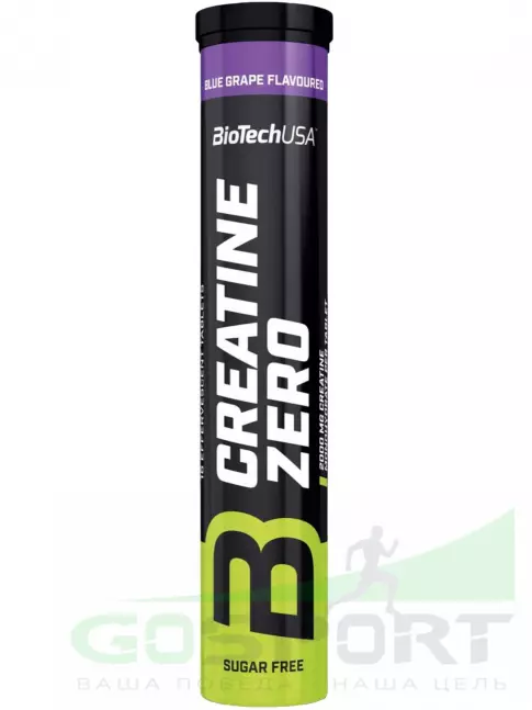 Креатин моногидрат BioTechUSA Creatine Zero Effervescent tablet 18 таблеток, Виноград Креатин моногидрат BioTechUSA Creatine Zero Effervescent tablet 18 таблеток, Виноград
