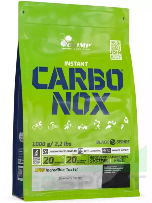 Углеводная загрузка OLIMP Carbo Nox 1000 г, Клубника Углеводная загрузка OLIMP Carbo Nox 1000 г, Клубника